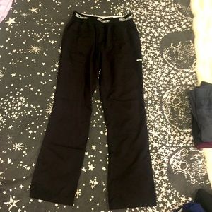 Greys anatomy black scrub pants active small